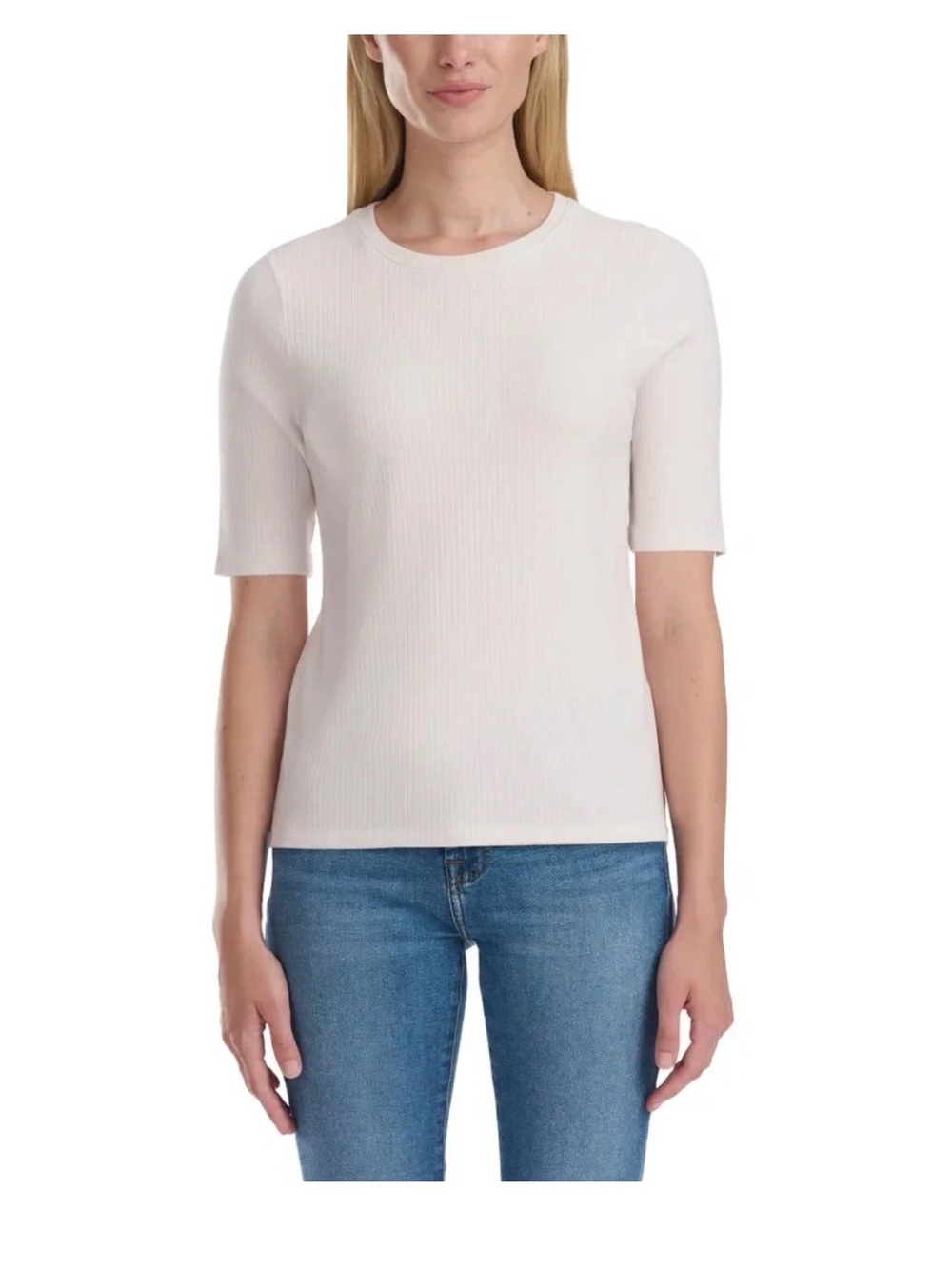 Splendid Women's Ribbed Elbow Sleeve Top